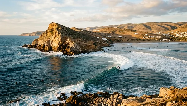 Anchor Point surf spot in Morocco