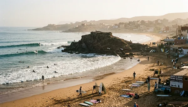 Devil's Rock (Imourane) surf spot in Morocco