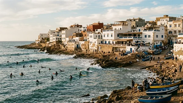 Hash Point surf spot in Morocco