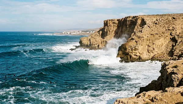 Killer Point surf spot in Morocco