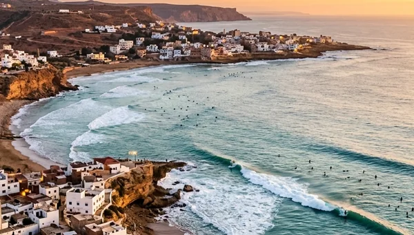 KM 14 Bay surf spot in Morocco