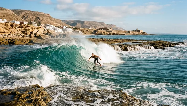 Mysteries surf spot in Morocco